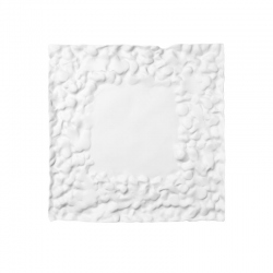 Royale Materia Talerz plaski kwadratowy mat 23x23 cm