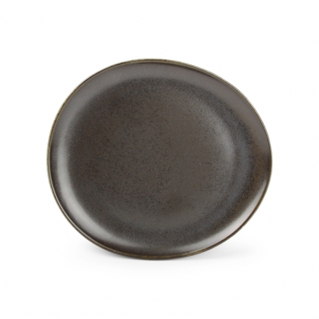 F2D CERES BLACK Talerz płaski 25x23 cm