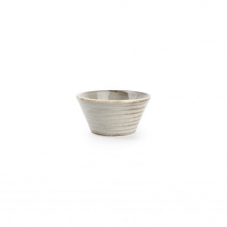 F2D Conical Grey Line Miska 8xH4 cm