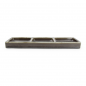F2D Ceres Black Półmisek dzielony 24x8 cm F2D Ceres Black Półmisek dzielony 24x8 cm