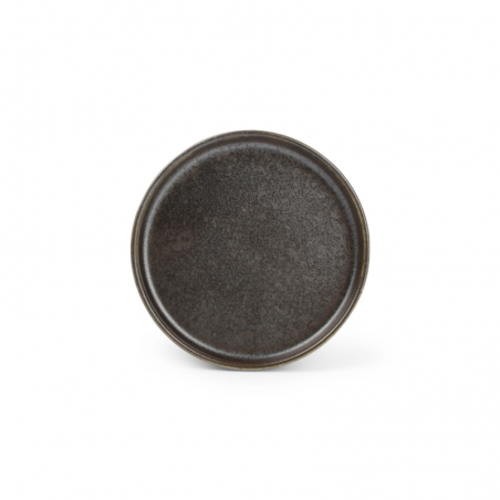 F2D Ceres Black Talerzy z rantem 13,5xH2 cm