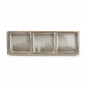 F2D CERES GREY Półmisek dzielony 24x8 cm F2D CERES GREY Półmisek dzielony 24x8 cm