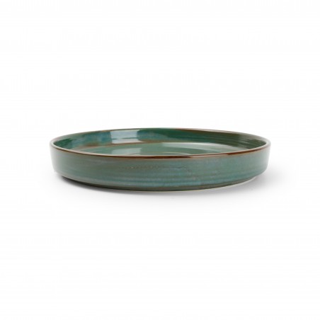 F2D Munduk Green Talerz płaski z pionowym rantem 17,5 cm