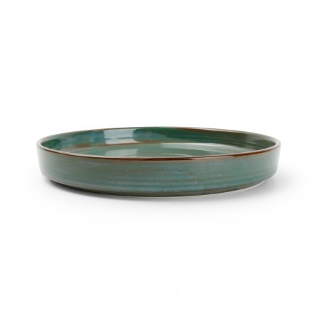 F2D Munduk Green Talerz płaski z pionowym rantem 20 cm