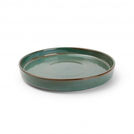 F2D Munduk Green Talerz płaski z pionowym rantem 20 cm