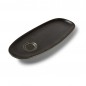 F2D CERES BLACK Spodek z talerzykiem 34x14 cm F2D CERES BLACK Spodek z talerzykiem 34x14 cm