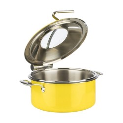 APS Chafing dish - kolor żółty 4l