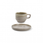 F2D STRUCTO BROWN Filiżanka ze spodkiem 80 ml F2D STRUCTO BROWN Filiżanka ze spodkiem 80 ml