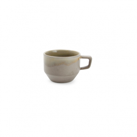 F2D STRUCTO BROWN Filiżanka ze spodkiem 80 ml