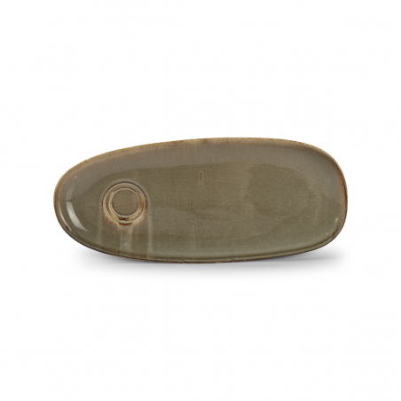 F2D CERES GREY Spodek z talerzykiem 34x14 cm