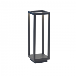 ZAFFERANO Home Lampa dotykowa LED 29,4cm - corten biała, antracyt