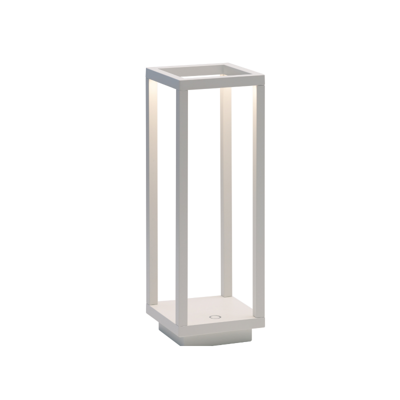 ZAFFERANO Home Lampa dotykowa LED 29,4cm - corten biała, antracyt ZAFFERANO Home Lampa dotykowa LED 29,4cm - corten biała, antracyt