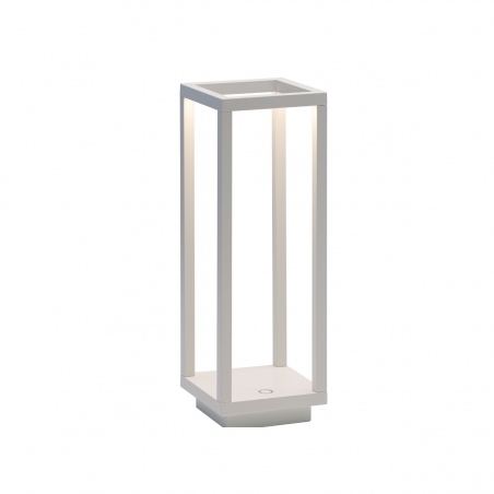 ZAFFERANO Home Lampa dotykowa LED 29,4cm - corten biała, antracyt