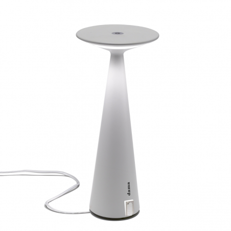 ZAFFERANO Dama Lampa dotykowa LED 29cm - czarna, biała