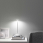 ZAFFERANO Pina Lampa dotykowa LED 29cm - srebrna ZAFFERANO Pina Lampa dotykowa LED 29cm - srebrna