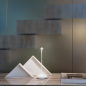ZAFFERANO Pina Lampa dotykowa LED 29cm - srebrna ZAFFERANO Pina Lampa dotykowa LED 29cm - srebrna