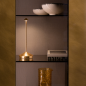 ZAFFERANO Pina Lampa dotykowa LED 29cm - corten ZAFFERANO Pina Lampa dotykowa LED 29cm - corten