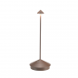 ZAFFERANO Pina Lampa dotykowa LED 29cm - corten ZAFFERANO Pina Lampa dotykowa LED 29cm - corten