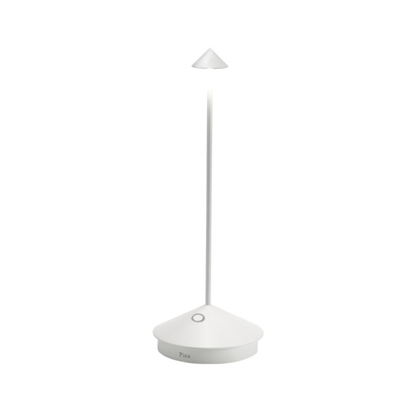ZAFFERANO Pina Lampa dotykowa LED - biała