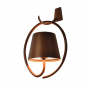 ZAFFERANO Poldina Lampa ścienna wisząca LED - corten ZAFFERANO Poldina Lampa ścienna wisząca LED - corten