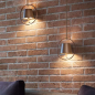 ZAFFERANO Poldina Lampa ścienna wisząca LED - corten ZAFFERANO Poldina Lampa ścienna wisząca LED - corten