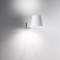ZAFFERANO Poldina Lampa ścienna LED - corten ZAFFERANO Poldina Lampa ścienna LED - corten