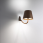 ZAFFERANO Poldina Lampa ścienna LED - corten ZAFFERANO Poldina Lampa ścienna LED - corten