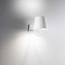 ZAFFERANO Poldina Lampa ścienna LED - biała