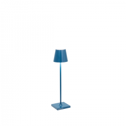 ZAFFERANO Poldina PRO MICRO Lampa dotykowa LED - niebieska
