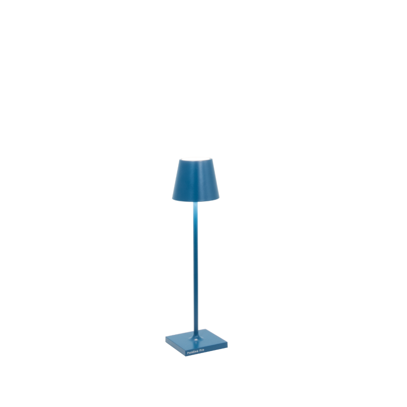 ZAFFERANO Poldina PRO MICRO Lampa dotykowa LED - niebieska