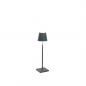 ZAFFERANO Poldina PRO MICRO Lampa dotykowa LED 27,5cm - antracyt ZAFFERANO Poldina PRO MICRO Lampa dotykowa LED 27,5cm - antracyt