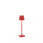 ZAFFERANO Poldina PRO MICRO Lampa dotykowa LED 27,5cm - czerwona ZAFFERANO Poldina PRO MICRO Lampa dotykowa LED 27,5cm - czerwona