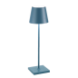 ZAFFERANO Poldina PRO Lampa dotykowa LED 38cm - niebieska ZAFFERANO Poldina PRO Lampa dotykowa LED 38cm - niebieska