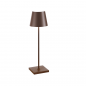 ZAFFERANO Poldina PRO Lampa dotykowa LED 38cm - corten ZAFFERANO Poldina PRO Lampa dotykowa LED 38cm - corten