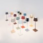 ZAFFERANO Poldina PRO Lampa dotykowa LED 38cm - srebrna ZAFFERANO Poldina PRO Lampa dotykowa LED 38cm - srebrna