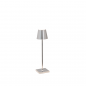ZAFFERANO Poldina PRO Lampa dotykowa LED 38cm - srebrna ZAFFERANO Poldina PRO Lampa dotykowa LED 38cm - srebrna