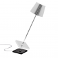 ZAFFERANO Poldina PRO Lampa dotykowa LED 38cm - srebrna ZAFFERANO Poldina PRO Lampa dotykowa LED 38cm - srebrna