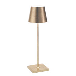 ZAFFERANO Poldina PRO Lampa dotykowa LED - złota vintage