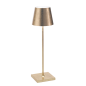 ZAFFERANO Poldina PRO Lampa dotykowa LED 38cm - złota vintage ZAFFERANO Poldina PRO Lampa dotykowa LED 38cm - złota vintage