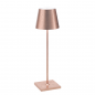 ZAFFERANO Poldina PRO Lampa dotykowa LED 38cm - miedziana vintage ZAFFERANO Poldina PRO Lampa dotykowa LED 38cm - miedziana vintage