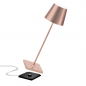 ZAFFERANO Poldina PRO Lampa dotykowa LED 38cm - miedziana vintage ZAFFERANO Poldina PRO Lampa dotykowa LED 38cm - miedziana vintage