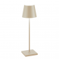 ZAFFERANO Poldina PRO Lampa dotykowa LED 38cm - piaskowa ZAFFERANO Poldina PRO Lampa dotykowa LED 38cm - piaskowa