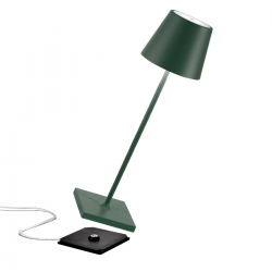 ZAFFERANO Poldina PRO Lampa dotykowa LED - ciemna zieleń