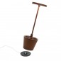ZAFFERANO Poldina Reverso Lampa dotykowa LED 35cm- corten ZAFFERANO Poldina Reverso Lampa dotykowa LED 35cm- corten