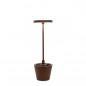 ZAFFERANO Poldina Reverso Lampa dotykowa LED 35cm- corten ZAFFERANO Poldina Reverso Lampa dotykowa LED 35cm- corten