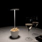 ZAFFERANO Poldina Reverso Lampa dotykowa LED 35cm- corten ZAFFERANO Poldina Reverso Lampa dotykowa LED 35cm- corten