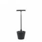 ZAFFERANO Poldina Reverso Lampa dotykowa LED 35cm- antracyt ZAFFERANO Poldina Reverso Lampa dotykowa LED 35cm- antracyt
