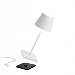 ZAFFERANO Poldina Mini Lampa dotykowa LED - biała