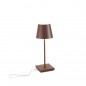 ZAFFERANO Poldina Mini Lampa dotykowa LED 30cm - corten ZAFFERANO Poldina Mini Lampa dotykowa LED 30cm - corten
