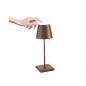 ZAFFERANO Poldina Mini Lampa dotykowa LED 30cm - corten ZAFFERANO Poldina Mini Lampa dotykowa LED 30cm - corten